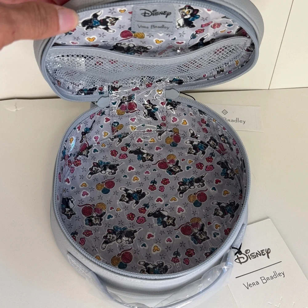 Vera Bradley Disney Whimsy Cosmetic Case in the Mickey Mouse Piccadilly Paisley